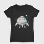 Rocket Spacecraft Art, Tricou Femei