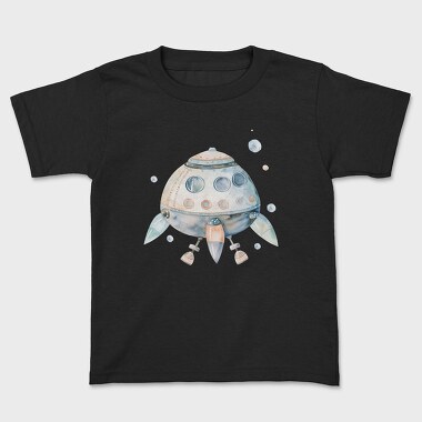 Rocket Spacecraft Art, Tricou Copii