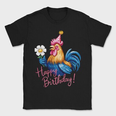 Rooster Party Hat, Tricou Barbati (Unisex)