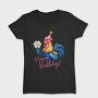 Rooster Party Hat, Tricou Femei