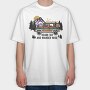 Roam Far Wanderlust, Tricou Oversize Barbati (Unisex)