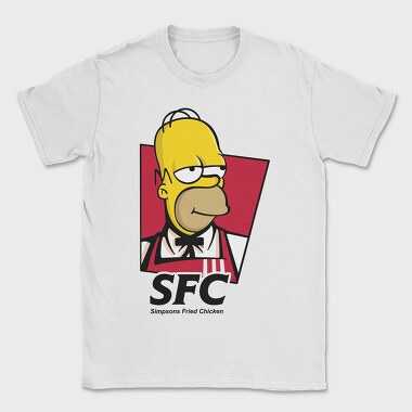 Simpsons Fried Chicken, Tricou Barbati (Unisex)