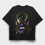 Skull Smile, Tricou Oversize Barbati (Unisex)