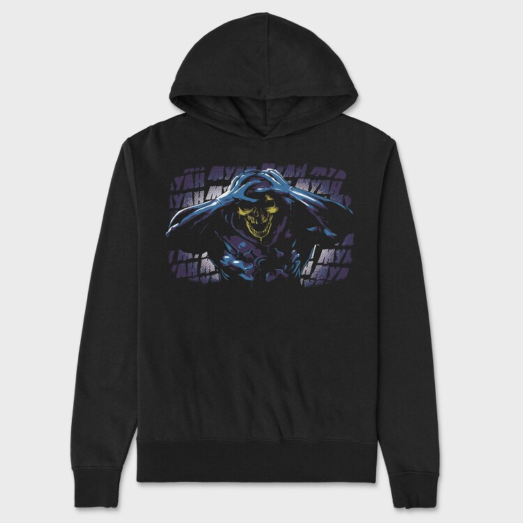 Skull Yah Yah Yah, Hanorac Oversize Barbati (Unisex)