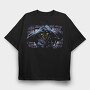 Skull Yah Yah Yah, Tricou Oversize Barbati (Unisex)