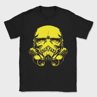 Skull Yellow Scream, Tricou Barbati (Unisex)