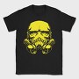 Skull Yellow Scream, Tricou Barbati (Unisex)