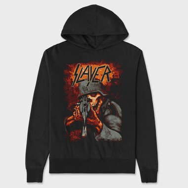 Slayer Skull, Hanorac Oversize Barbati (Unisex)