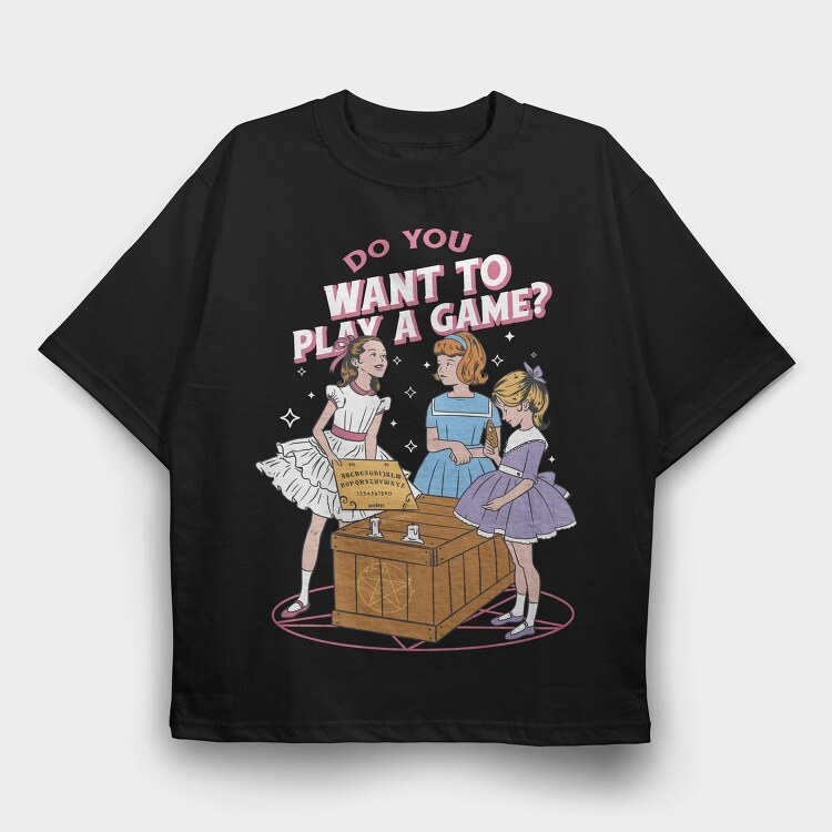 Ouija Kid Set, Tricou Oversize Barbati (Unisex)