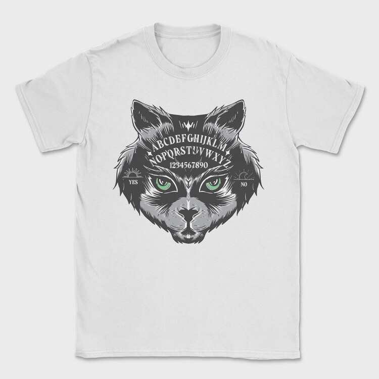 Ouija Cat, Tricou Barbati (Unisex)