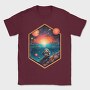 Otter Astronaut, Tricou Barbati (Unisex)