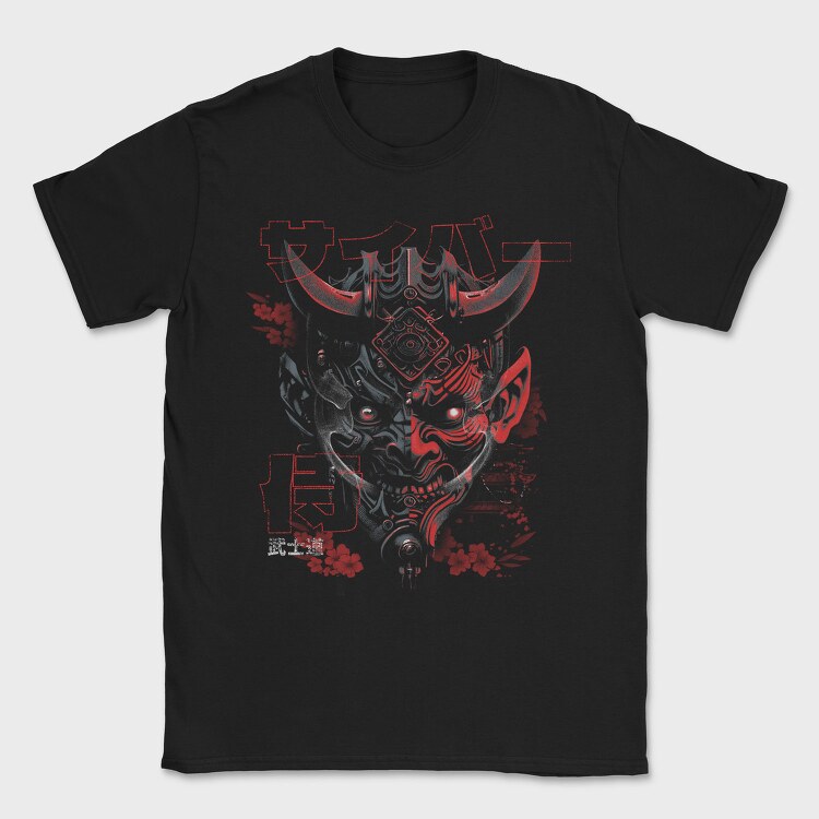 Oni Cyberpunk, Tricou Barbati (Unisex)