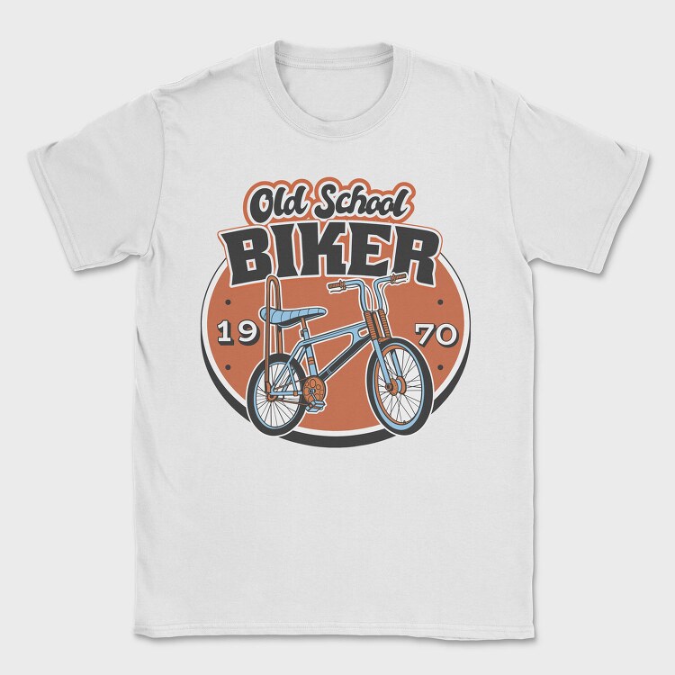 Old School Biker, Tricou Barbati (Unisex)