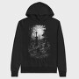 Old Graveyar Monochrome, Hanorac Oversize Barbati (Unisex)