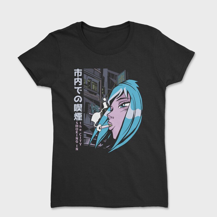 Smoking City Vibes, Tricou Femei
