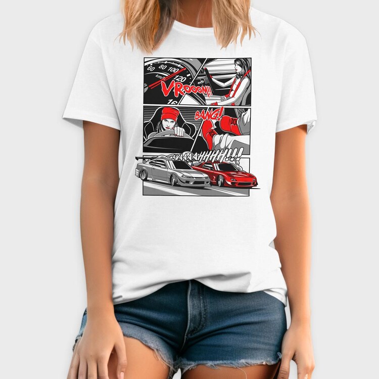 Comic Drift, Tricou Barbati (Unisex)