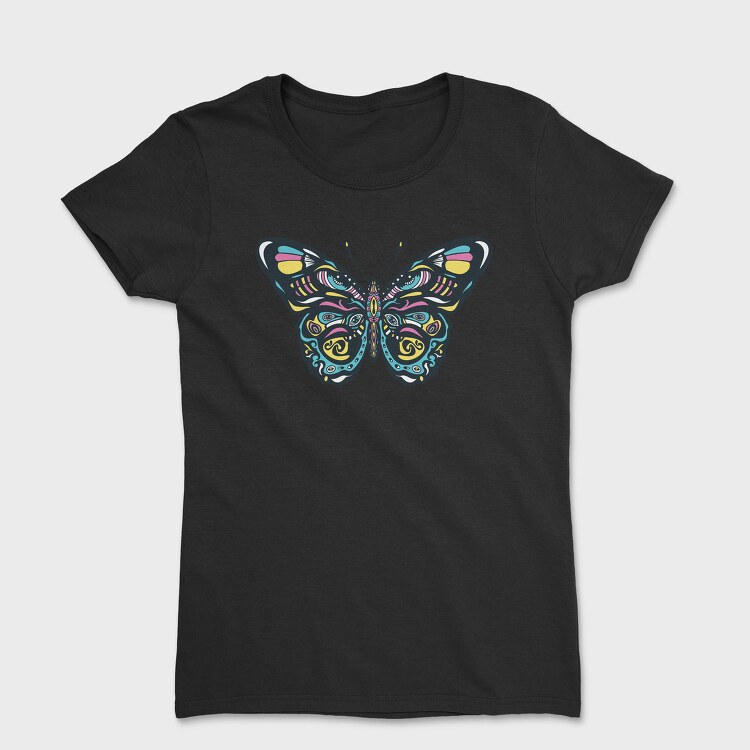 Colorful Butterfly, Tricou Femei