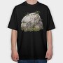 Rock Flower Garden, Tricou Oversize Barbati (Unisex)
