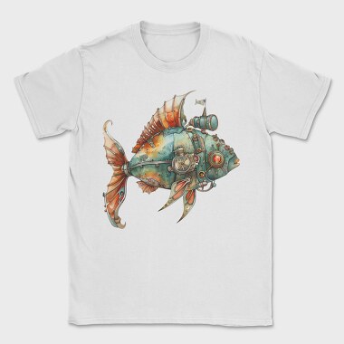 Rusty Steampunk Fish, Tricou Barbati (Unisex)