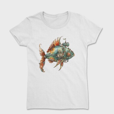 Rusty Steampunk Fish, Tricou Femei