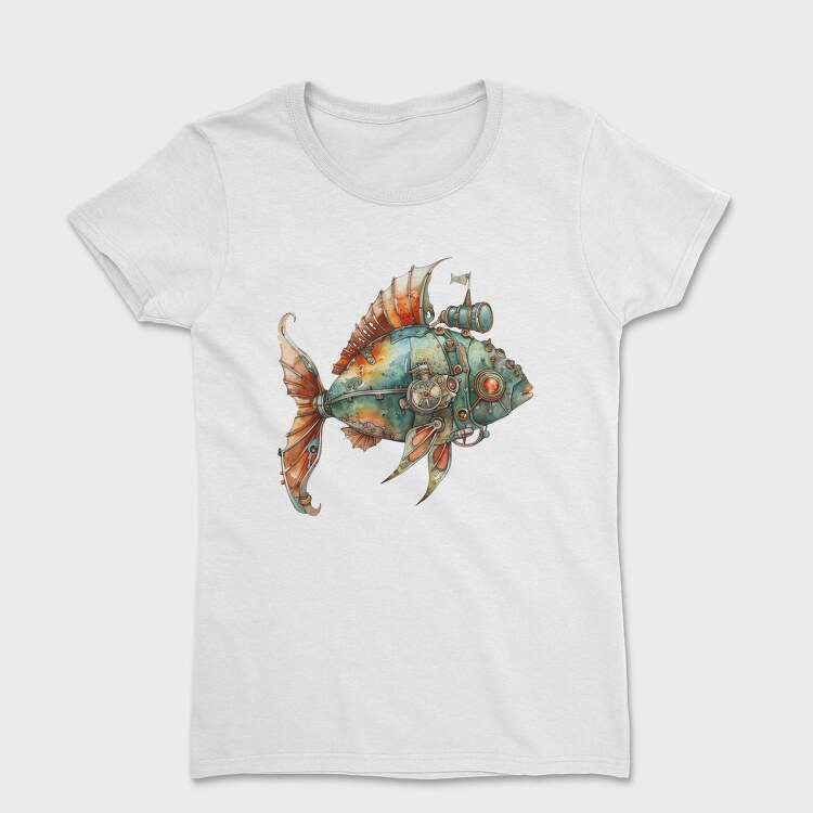 Rusty Steampunk Fish, Tricou Femei