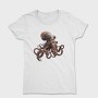 Rusty Steampunk Octopus, Tricou Femei