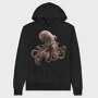 Rusty Steampunk Octopus, Hanorac Oversize Barbati (Unisex)
