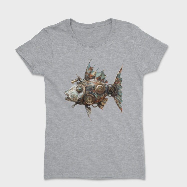 Rusty Steampunk Sea Monster, Tricou Femei