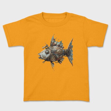 Rusty Steampunk Sea Monster, Tricou Copii