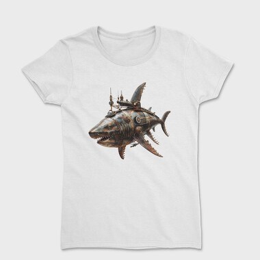 Rusty Steampunk Shark, Tricou Femei