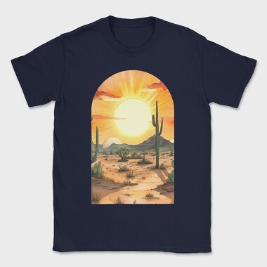 Saguaro Sunrise Repose, Tricou Barbati (Unisex)