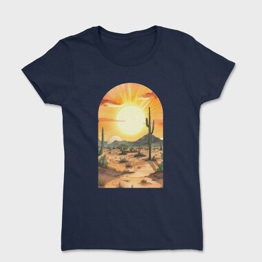 Saguaro Sunrise Repose, Tricou Femei