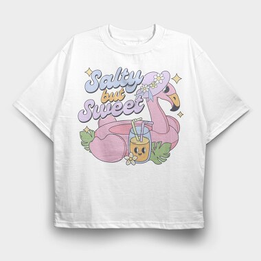 Salty But Sweet, Tricou Oversize Barbati (Unisex)