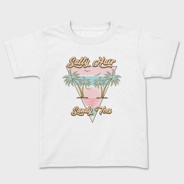Salty Hair Sandy Toes, Tricou Copii