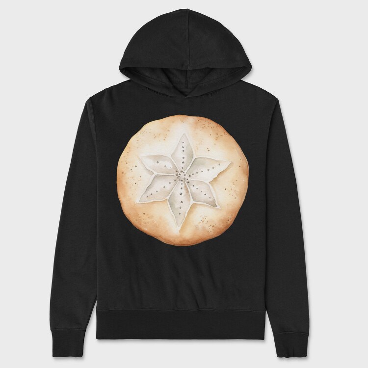 Sand Dollar Star, Hanorac Oversize Barbati (Unisex)