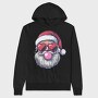 Santa Blowing Bubble, Hanorac Oversize Barbati (Unisex)