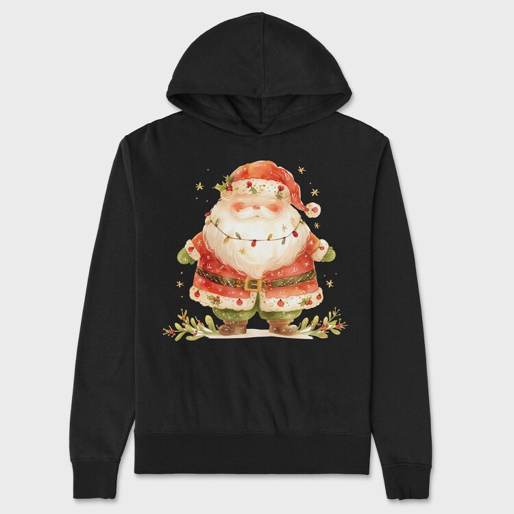 Santa Christmas Ornaments, Hanorac Oversize Barbati (Unisex)