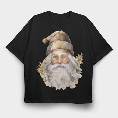 Santa Claus Hat, Tricou Oversize Barbati (Unisex)