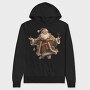 Santa Claus Snowy, Hanorac Oversize Barbati (Unisex)