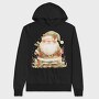 Santa Claus Wreath, Hanorac Oversize Barbati (Unisex)