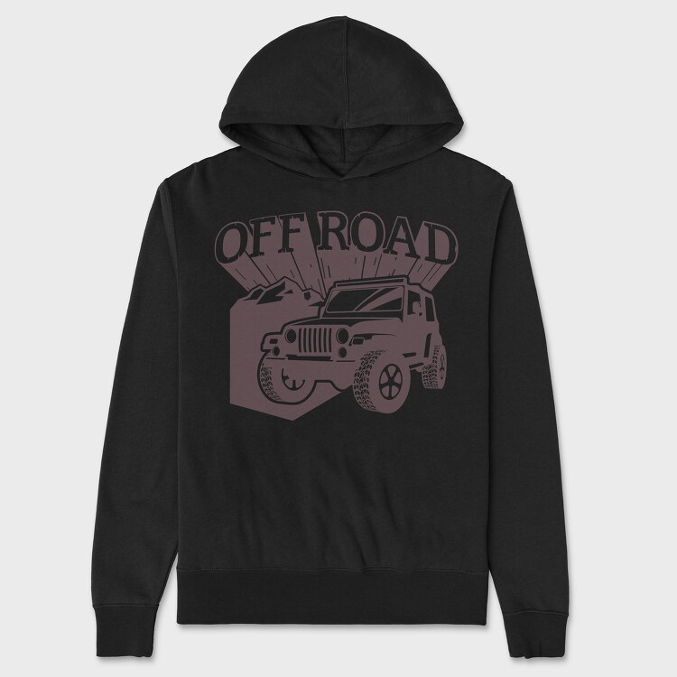 Off Road 4, Hanorac Oversize Barbati (Unisex)