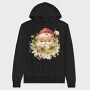 Santa Holly Crown, Hanorac Oversize Barbati (Unisex)