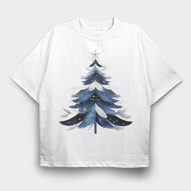 Sapphire Snow Peak, Tricou Oversize Barbati (Unisex)