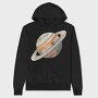 Saturn Planet, Hanorac Oversize Barbati (Unisex)