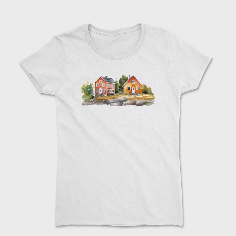 Scandi Clipart 23, Tricou Femei