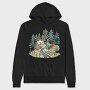 Scandi Cottage Path, Hanorac Oversize Barbati (Unisex)