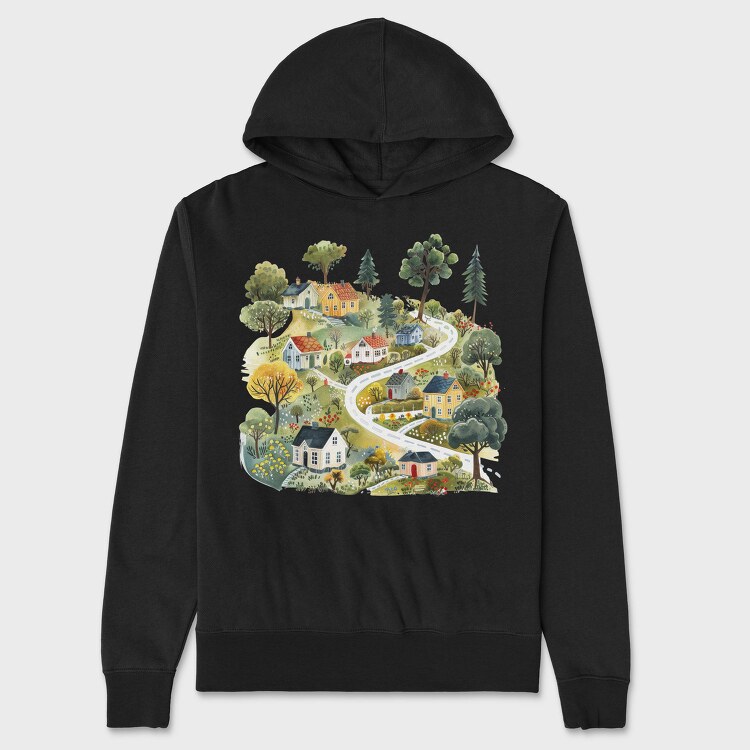 Scandi Homes Nature Cottage, Hanorac Oversize Barbati (Unisex)