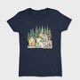 Scandinavian Cottage Landscape, Tricou Femei