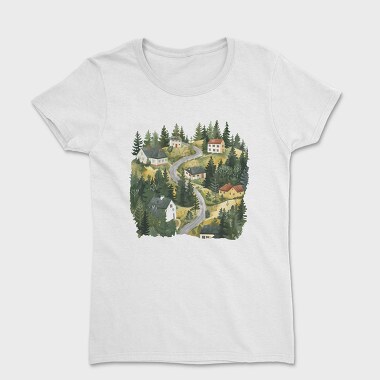 Scandinavian Houses Nature, Tricou Femei