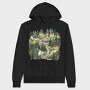 Scandinavian Houses Nature, Hanorac Oversize Barbati (Unisex)